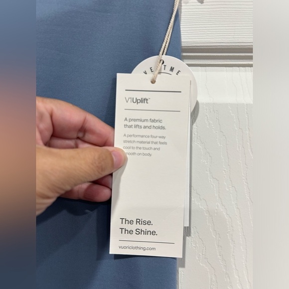 Vuori Women's XL Evolve Lunar Legging Cloud White Grey Blue NWT High-Waisted - Picture 5 of 8